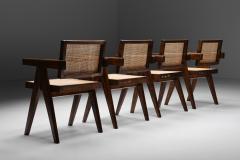 Pierre Jeanneret Office Cane Chairs by Pierre Jeanneret 1955 - 2610998