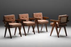 Pierre Jeanneret Office Cane Chairs by Pierre Jeanneret 1955 - 2611001