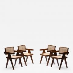 Pierre Jeanneret Office Cane Chairs by Pierre Jeanneret 1955 - 2613493