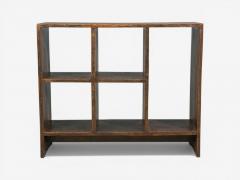 Pierre Jeanneret Pierre Jeanneret 5 Hole File Rack or Bookcase Teak Chandigarh 1960s - 4645836