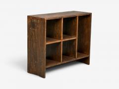 Pierre Jeanneret Pierre Jeanneret 5 Hole File Rack or Bookcase Teak Chandigarh 1960s - 4731405