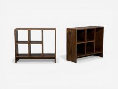 Pierre Jeanneret Pierre Jeanneret 5 Hole File Racks or Bookcases Teak Chandigarh 1960s - 4610051