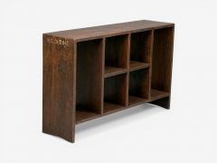 Pierre Jeanneret Pierre Jeanneret 6 Hole File Rack or Bookcase Teak Chandigarh 1960s - 4573163