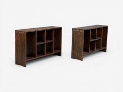 Pierre Jeanneret Pierre Jeanneret 6 Hole File Racks or Bookcases Teak Chandigarh 1960s - 4573186