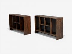 Pierre Jeanneret Pierre Jeanneret 6 Hole File Racks or Bookcases Teak Chandigarh 1960s - 4573188