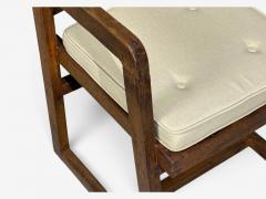 Pierre Jeanneret Pierre Jeanneret Box Armchair Teak Cane Chandigarh India 1960s - 4731474