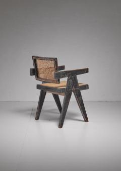 Pierre Jeanneret Pierre Jeanneret Chandigarh High Court black V leg chair 1950s - 841245