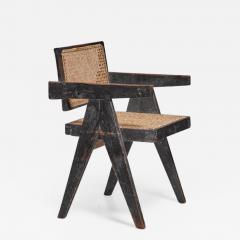 Pierre Jeanneret Pierre Jeanneret Chandigarh High Court black V leg chair 1950s - 842494