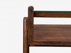 Pierre Jeanneret Pierre Jeanneret Coffee Table Teak Glass Chandigarh India 1960s - 4684796