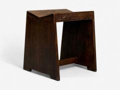 Pierre Jeanneret Pierre Jeanneret French Mid Century Modern Sewing Stools Chandigarh 1960s - 4114581