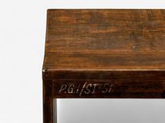 Pierre Jeanneret Pierre Jeanneret French Mid Century Modern Sewing Stools Chandigarh 1960s - 4114585