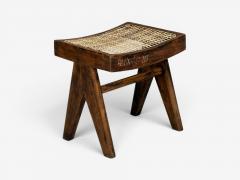 Pierre Jeanneret Pierre Jeanneret Low Cane Stools Teak Cane Chandigarh India 1960s - 4580203