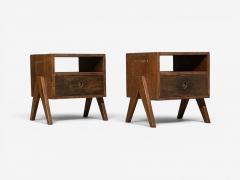 Pierre Jeanneret Pierre Jeanneret Nightstands Teak Chandigarh India 1960s - 4610169