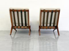 Pierre Jeanneret Pierre Jeanneret Scissor Lounge Chairs Knoll 1965 Original Cushions Included - 4654662