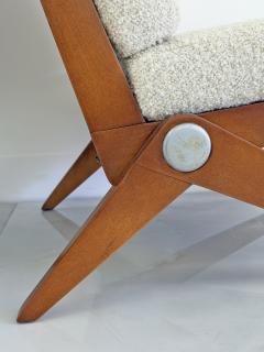 Pierre Jeanneret Pierre Jeanneret Scissor Lounge Chairs Knoll 1965 Original Cushions Included - 4654669