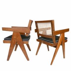 Pierre Jeanneret Pierre Jeanneret Set of Six Armchairs Model PJ SI 28 B - 4172476