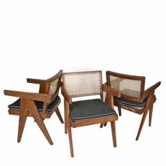 Pierre Jeanneret Pierre Jeanneret Set of Six Armchairs Model PJ SI 28 B - 4172477