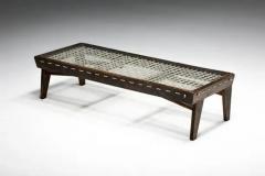 Pierre Jeanneret Rectangular Coffee Tabe by Pierre Jeanneret Chandigarh 1960s - 3432485