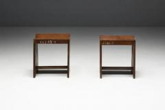 Pierre Jeanneret Sewing Stools PJ SI 68 A by Pierre Jeanneret India 1960s - 3887886