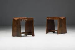 Pierre Jeanneret Sewing Stools PJ SI 68 A by Pierre Jeanneret India 1960s - 3887891