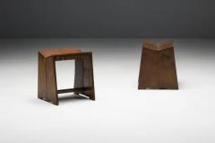 Pierre Jeanneret Sewing Stools PJ SI 68 A by Pierre Jeanneret India 1960s - 3887910