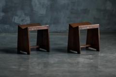 Pierre Jeanneret Sewing Stools PJ SI 68 A by Pierre Jeanneret India 1960s - 3887913