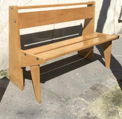 Pierre Jeanneret Style of Pierre Jeanneret Pair of Modernist Benches - 606179