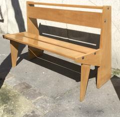 Pierre Jeanneret Style of Pierre Jeanneret Pair of Modernist Benches - 606181