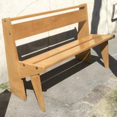 Pierre Jeanneret Style of Pierre Jeanneret Pair of Modernist Benches - 606184