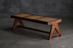 Pierre Jeanneret Teak Bench PJ SI 33B by Pierre Jeanneret India 1950s - 3661844