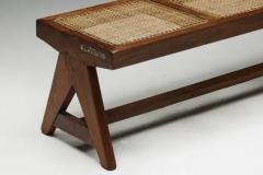 Pierre Jeanneret Teak Bench PJ SI 33B by Pierre Jeanneret India 1950s - 3661943