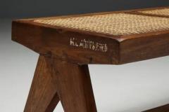 Pierre Jeanneret Teak Bench PJ SI 33B by Pierre Jeanneret India 1950s - 3661962