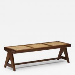 Pierre Jeanneret Teak Bench PJ SI 33B by Pierre Jeanneret India 1950s - 3664071