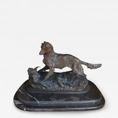 Pierre Jules M ne Antique French Bronze Dog Sculpture by Pierre Jules Mene - 4818138