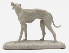 Pierre Jules M ne Statuette of a greyhound in plaster by Pierre Jules M ne France circa 1850 - 4379652