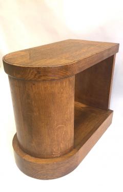 Pierre LeGrain Pair of French Mid Century Modern Oak End Tables or Nightstands Pierre Legrain - 1707503