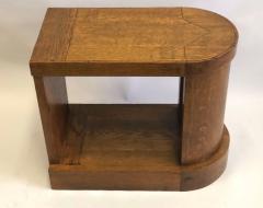 Pierre LeGrain Pair of French Mid Century Modern Oak End Tables or Nightstands Pierre Legrain - 1707509