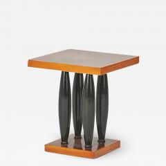 Pierre LeGrain WALNUT AND EBONIZED BEACH WOOD ART DECO PERIOD SIDE TABLE - 2170784