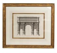 Pierre Lepautre Set Of Four Framed Engravings Of Roman Architecture By Pierre Lepautre - 4149787