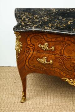 Pierre Migeon II Important Louis XV Inlaid Kingwood Commode by Pierre Migeon - 1926057