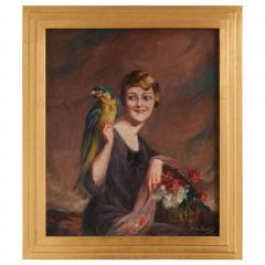 Pierre Mitiffiot de Be lair Art Deco Oil on Canvas by Pierre Mitiffiot de Be lair - 1525801