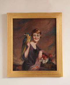 Pierre Mitiffiot de Be lair Art Deco Oil on Canvas by Pierre Mitiffiot de Be lair - 1525848