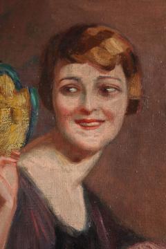 Pierre Mitiffiot de Be lair Art Deco Oil on Canvas by Pierre Mitiffiot de Be lair - 1525852
