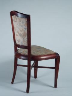 Pierre Paul Montagnac Pierre Paul Montagnac set of 6 dining chairs in mahogany - 3140431