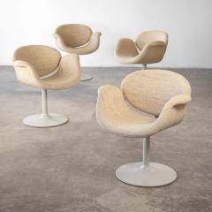 Pierre Paulin Little Tulip Swivel Base Dining Chairs by Pierre Paulin - 2624195