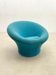Pierre Paulin Mid Century Modern Blue Mushroom Chair by Pierre Paulin - 2735568