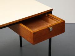 Pierre Paulin Oak Steel and Laminate Desk by Pierre Paulin France - 3228650