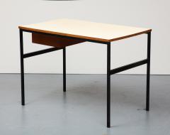 Pierre Paulin Oak Steel and Laminate Desk by Pierre Paulin France - 3228654