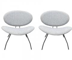 Pierre Paulin Orange Slice Chairs in the style of Pierre Paulin Pair Available  - 400890