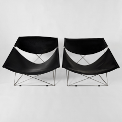 Pierre Paulin PAIR OF BUTTERFLY ARMCHAIRS F675 BY PIERRE PAULIN ARTIFORT 1963  - 3929085